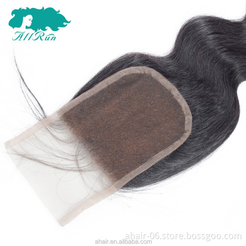 Wholesale 4*4 Remy Virgin India Hair Lace Closure , True Glory Hair Body Wave Closure